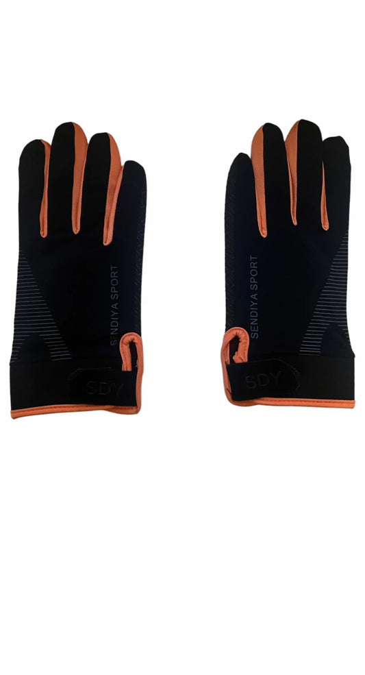 Sendiya Sports Grip Gloves - Orange